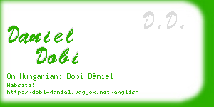 daniel dobi business card